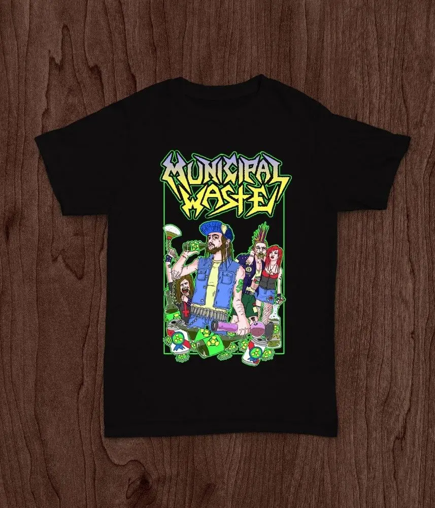 Бытовых отходов кроссовер трэш группа токсичные Холокоста футболка dri|Мужские