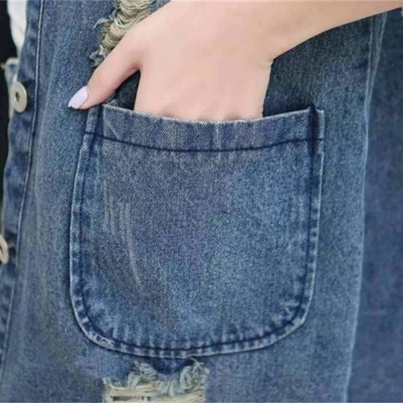 Big Size 4XL 5XL Women Denim Jacket Long Jeans Coat Casual Frayed Female Basic Jackets Outwear 2019 New Plus | Женская одежда