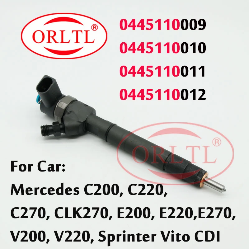 

New Nozzle 0445110009 Common Rail Injector 0 445 110 009 Diesel Sprayer 0445 110 009 For Mercedes Sprinter C200,C220,C270,CLK270