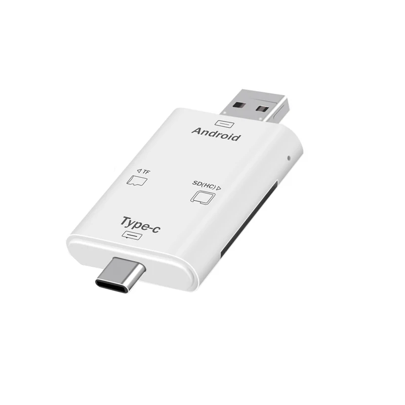 3 в 1 Micro USB Type C 2 0 OTG SD TF кардридер для Samsung Galaxy S7 Edge S8 S9 S10 xiaomi Huawei Android Phone | Компьютеры