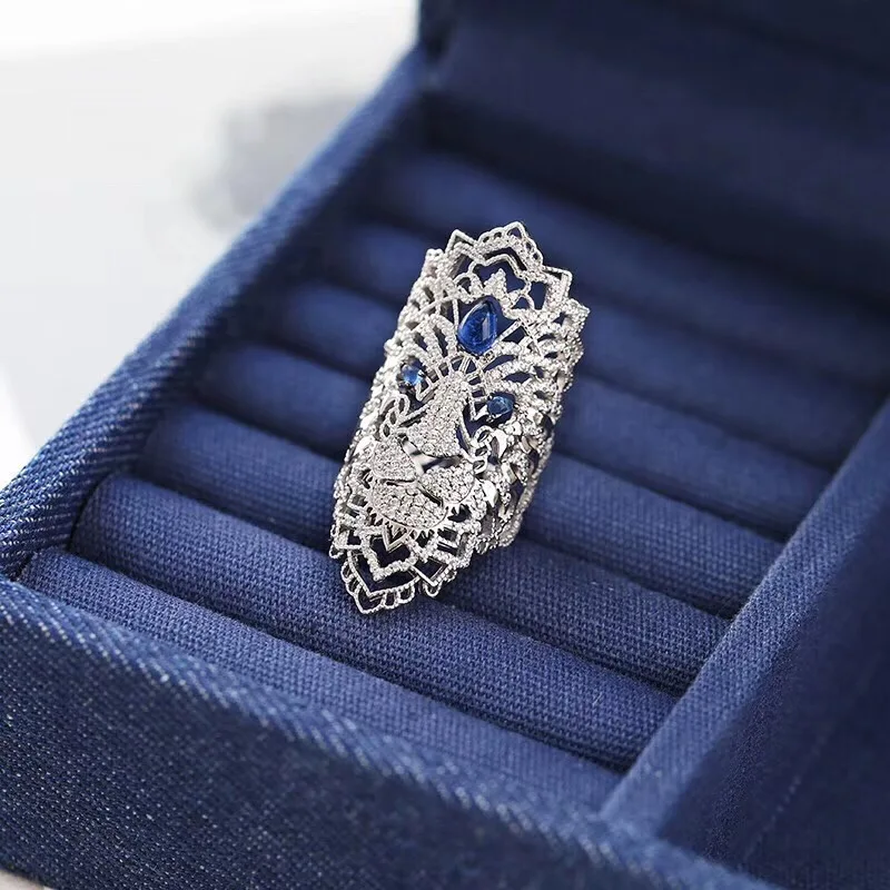 Серебряное кольцо SLJELY S925 с фианитами и зелеными глазами для женщин|Кольца| |