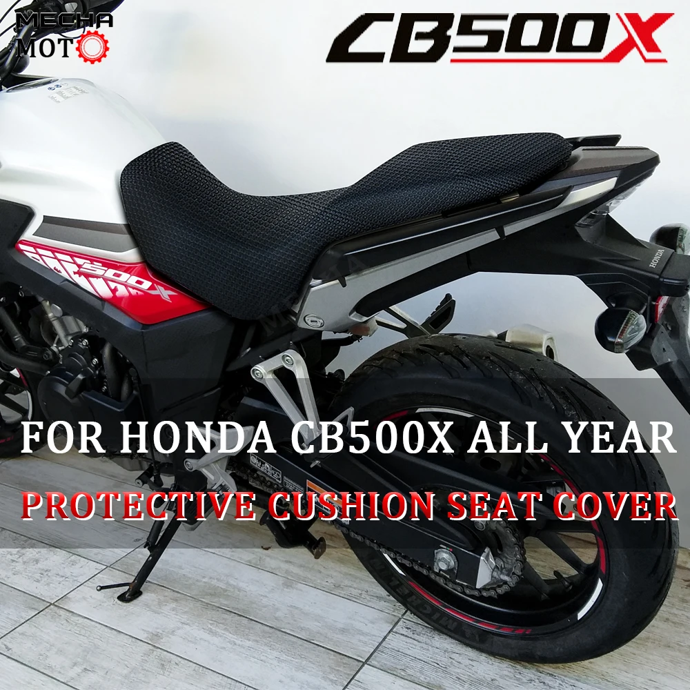 For Honda CB500X CB500 X CB 500 X Motorcycle Accessories 3D mesh elasticity Protecting Cushion Seat Cover ​Nylon Fabric Saddle S