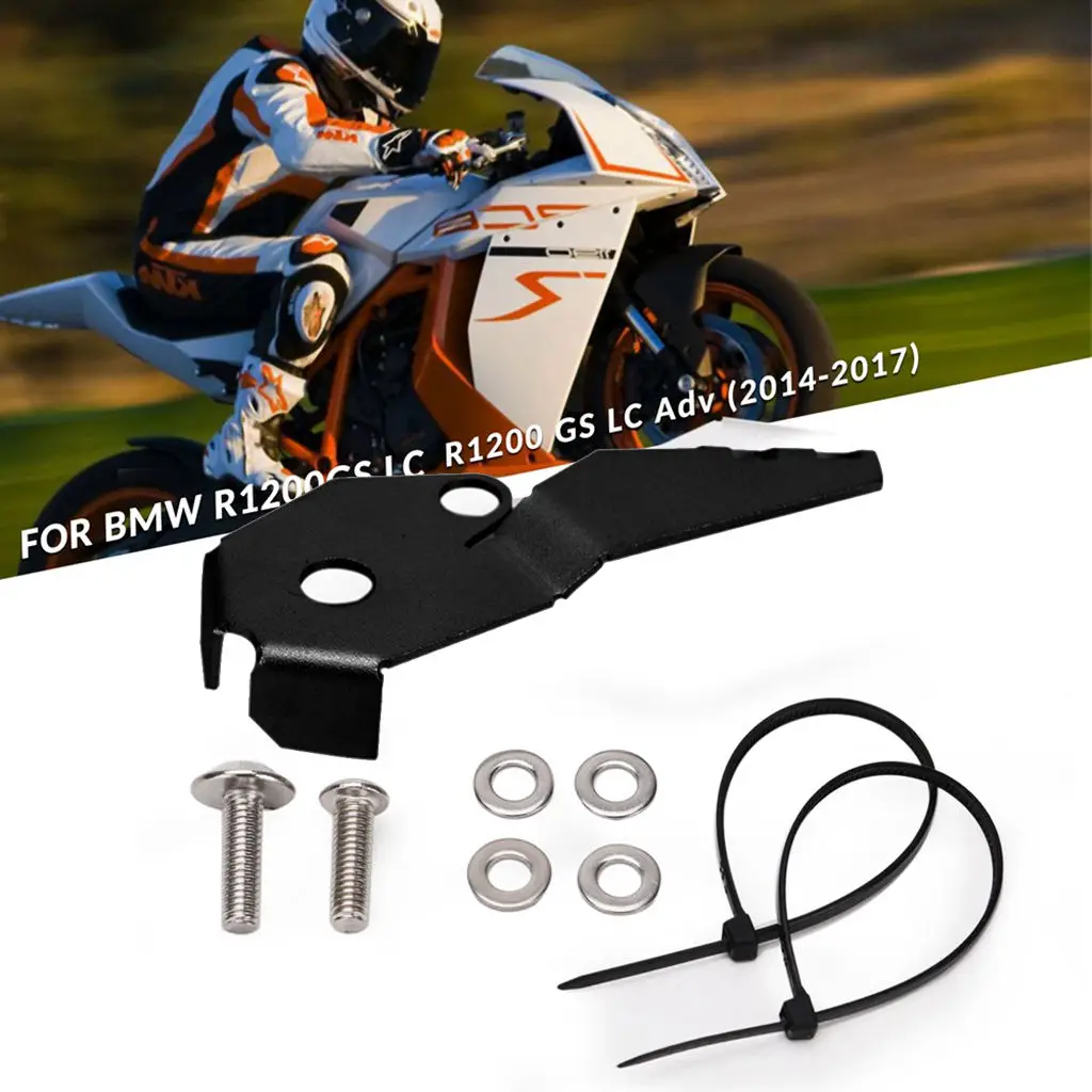 

Motocycle Side Bracket Switch Protector Protective Black