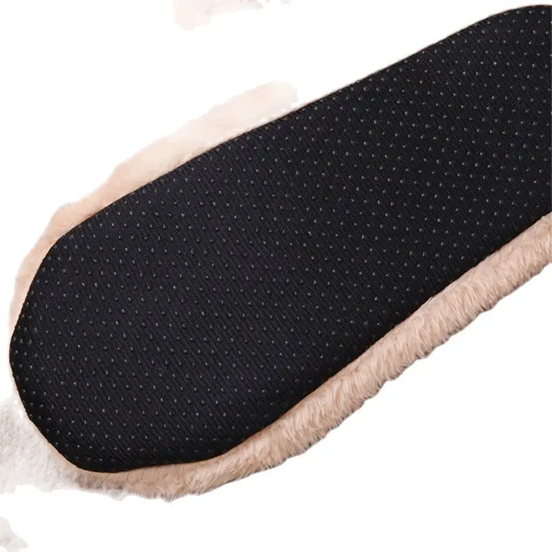 Suihyung Women Slippers Winter Warm Plush Indoor Floor Socks Soft Cotton Shoes Cute Bow Ladies Fur Slides Home Fluffy Slip On images - 6