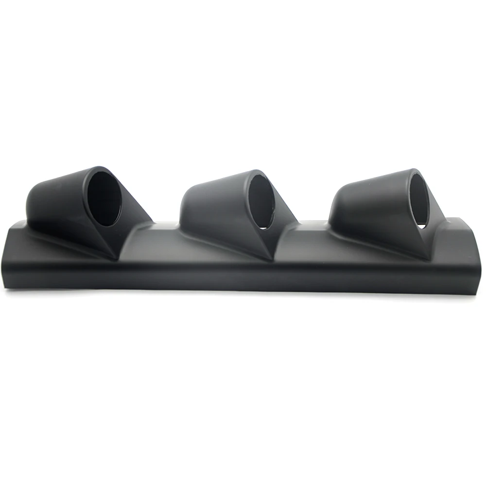 Универсальный черный 2 дюймовый 52 мм Автомобильный тройной A столб с отверстием