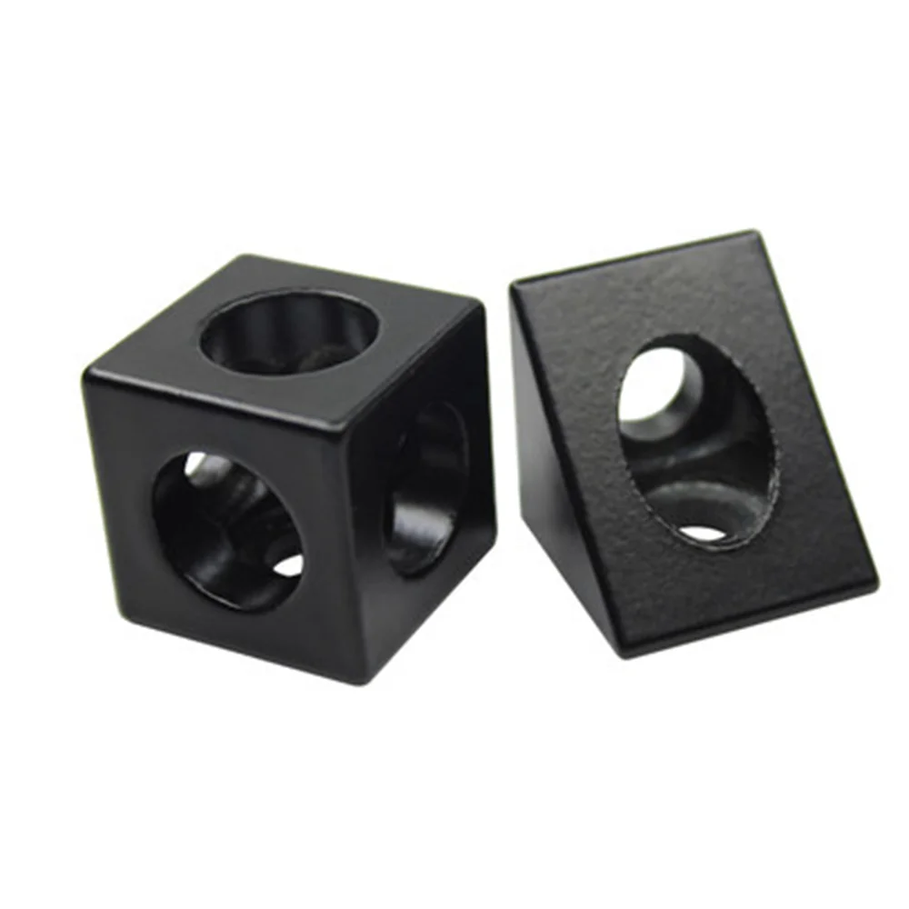 4 шт./лот 2020 алюминиевый блок Cube Prism Connector колесный регулятор угловой V слот