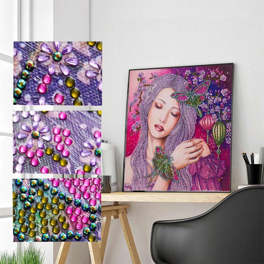 Набор для вышивки крестиком Бабочка Алмазная мозаика 5D сделай сам особой формы