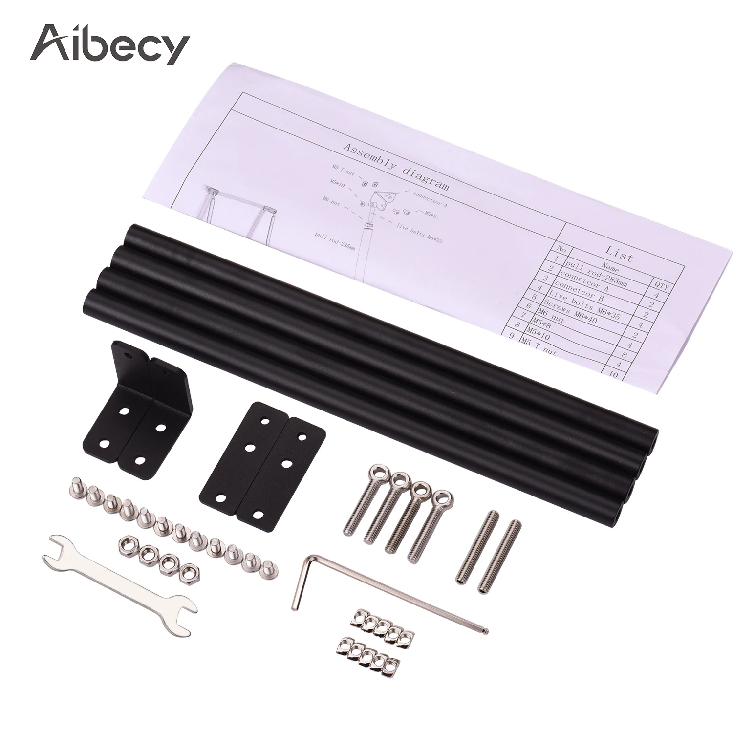 Запчасти для 3D принтера Aibecy обновленный Поддерживающий Набор штанг совместимый