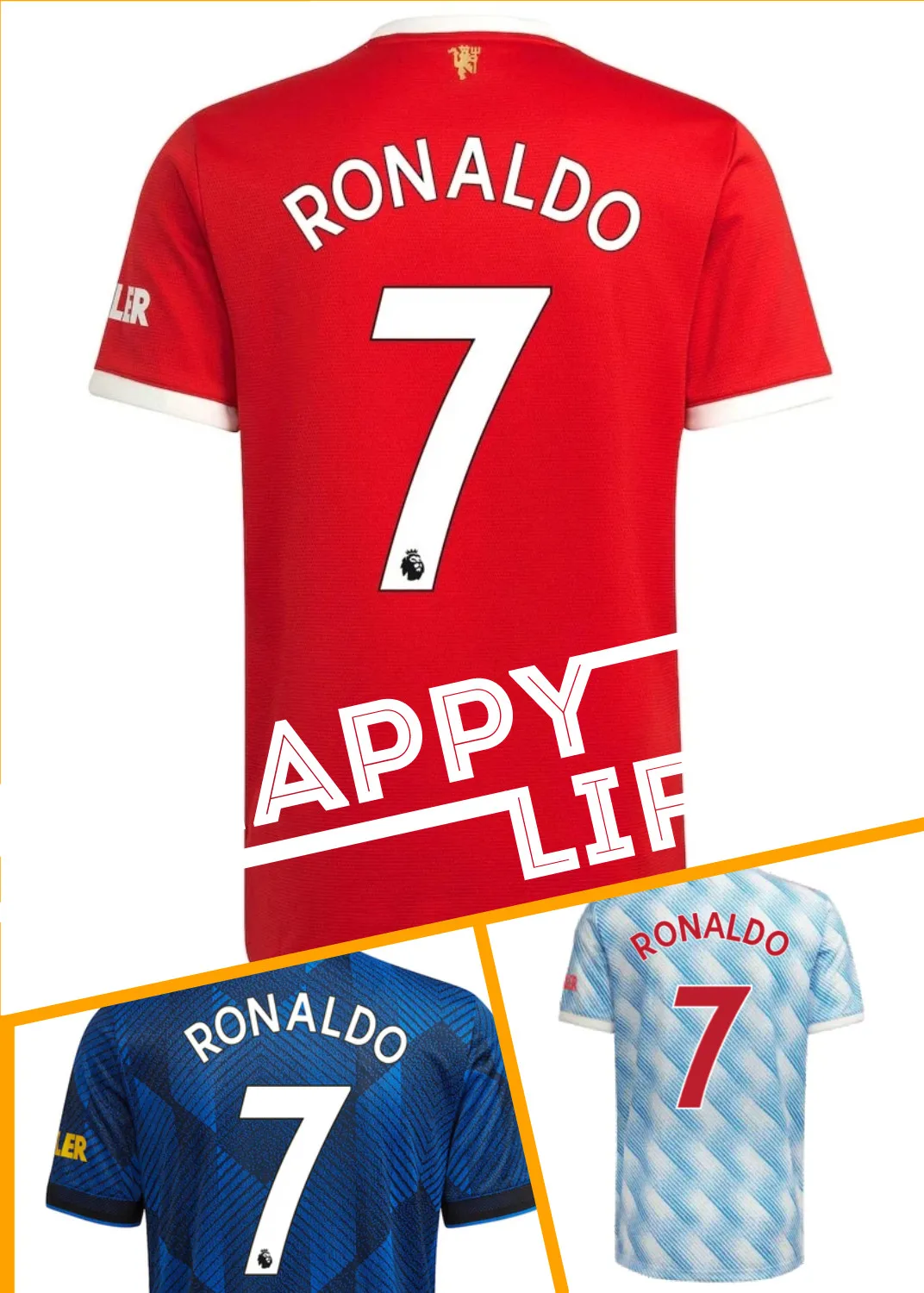 

Fast shipping United Best quality adult Top 2021 2022 Top Thai Best sale 21-22 custom Manchester shirt size S-2XL