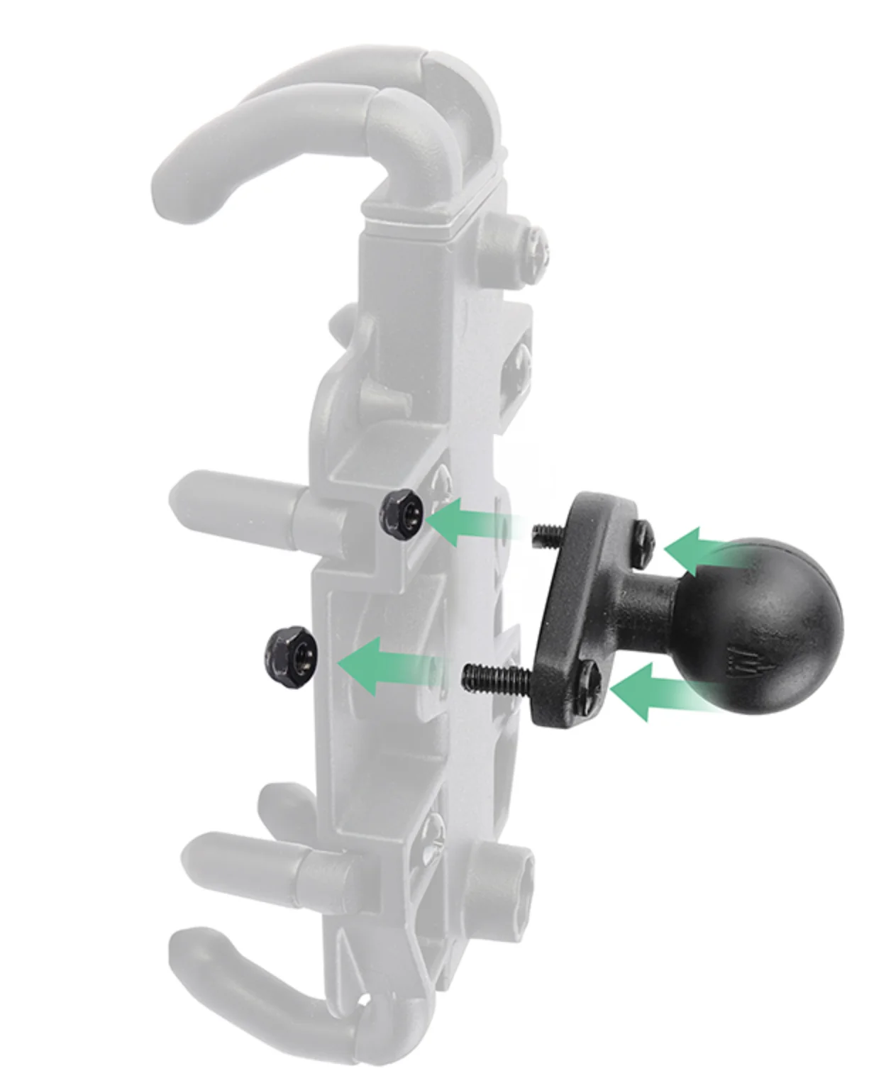 

Motorcycle Mobile Phone Holder Base Bracket Accessories pannel diamond ball head