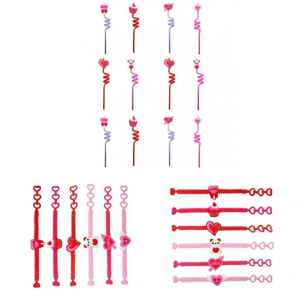 

Festive Touch Multicolor Lovely Cartoon Style Holiday Straw Decor for Decoration