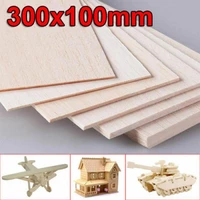 510 pcs 300x100mm house aircraft wooden crafts sheets material balsa toys carving latest plate universal for model making