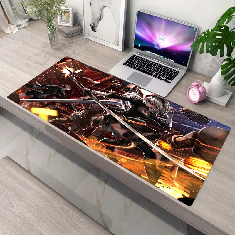 

Nier Mouse Pad Mause Gamer Gaming Mousepad Computer keyboard Mat Big Desk Mat Anime Kawaii Manga Girl Laptop Computer Mause Pad