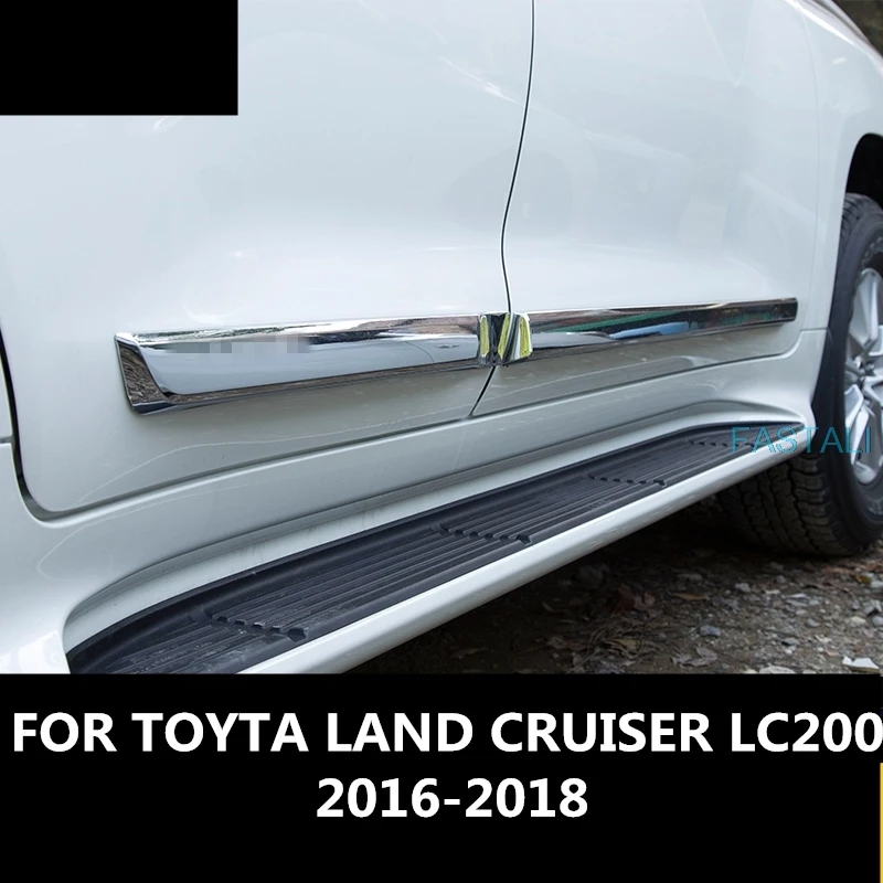 Для TOYTA LAND CRUISER LC200 2016 18 водонепроницаемый боковой протектор двери автомобиля