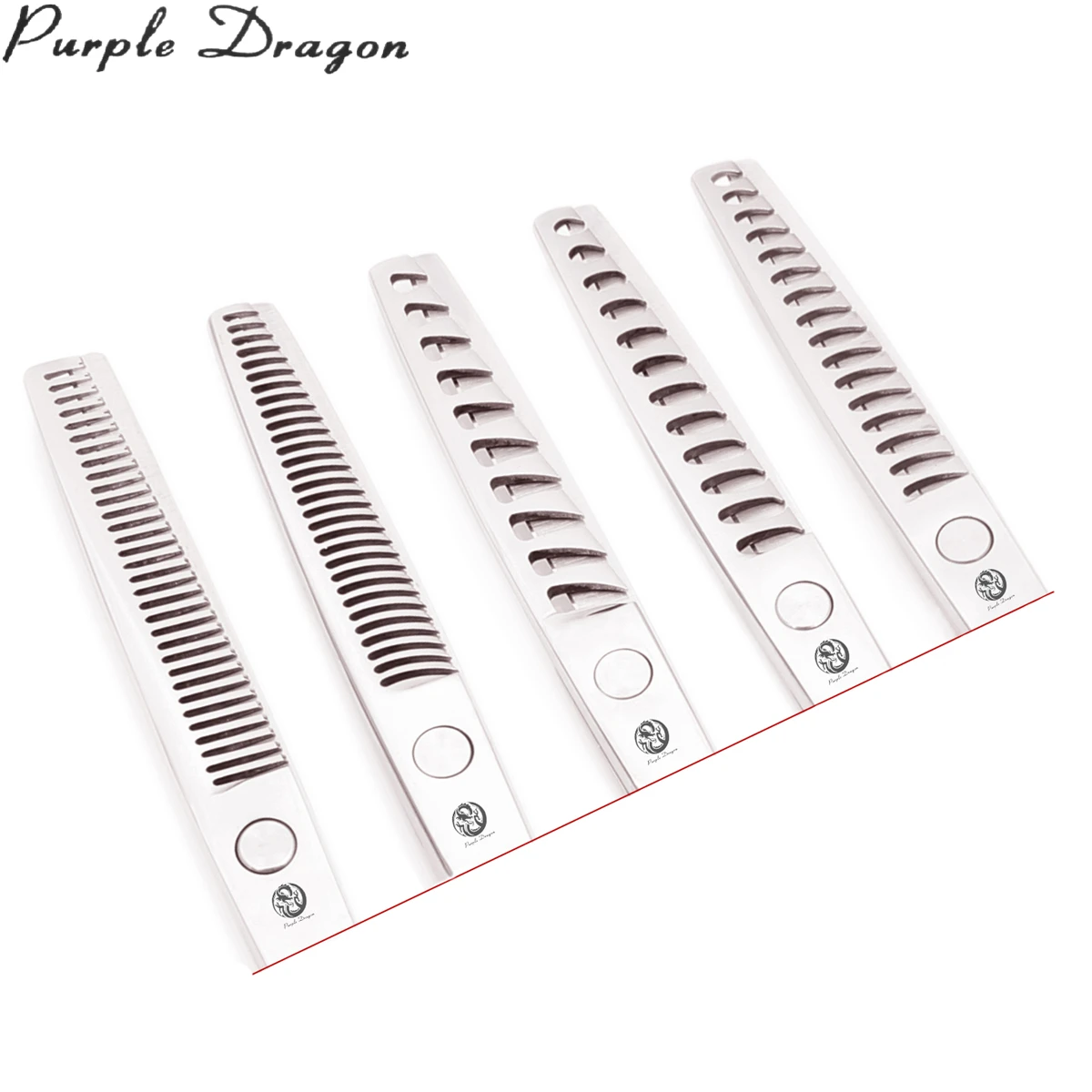 Парикмахерские ножницы для филировки волос 6 0 &quotфиолетовый дракон