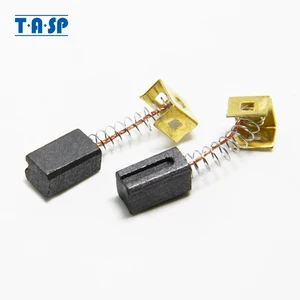 Щетки карбоновые TASP 596071-00 для угловых шлифовальных машин Black Decker CD105 CD110 CD115 KG900 KG915 KG725 AST6 AST6XC AST15, 10 пар
