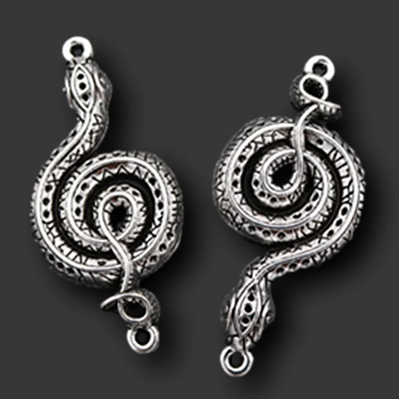 5 шт. посеребренные соединители для погремушек панк ожерелье браслет