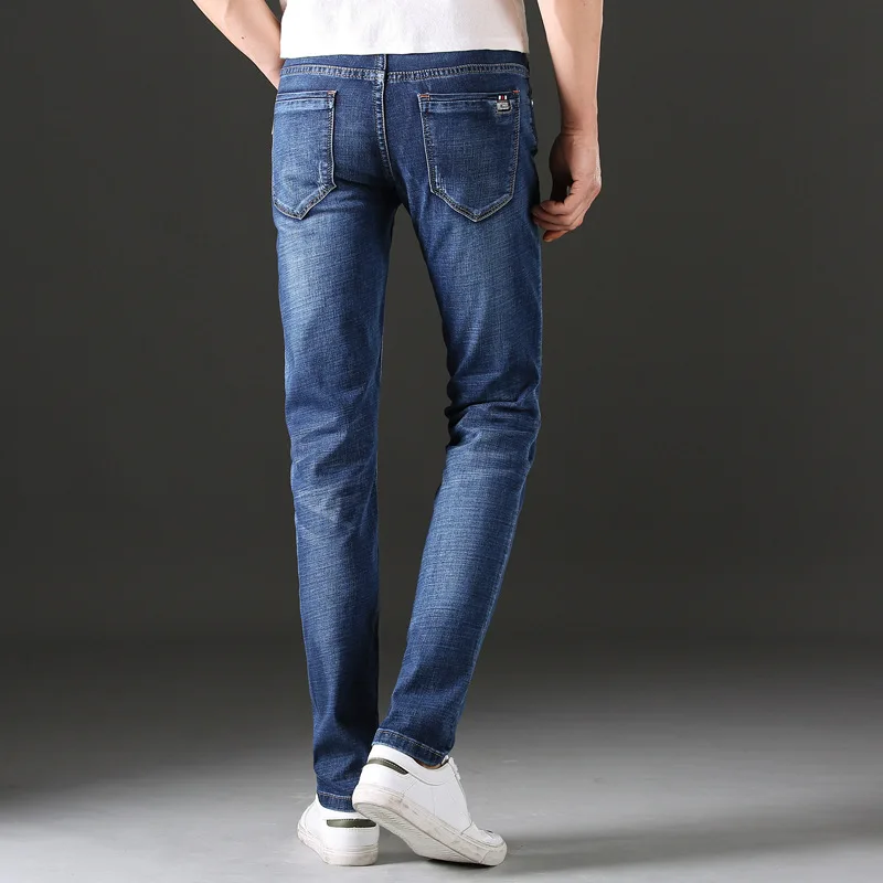 

Chun xia, thin straight young man stretch jeans pants stretch business men's trousers breeches of big yards