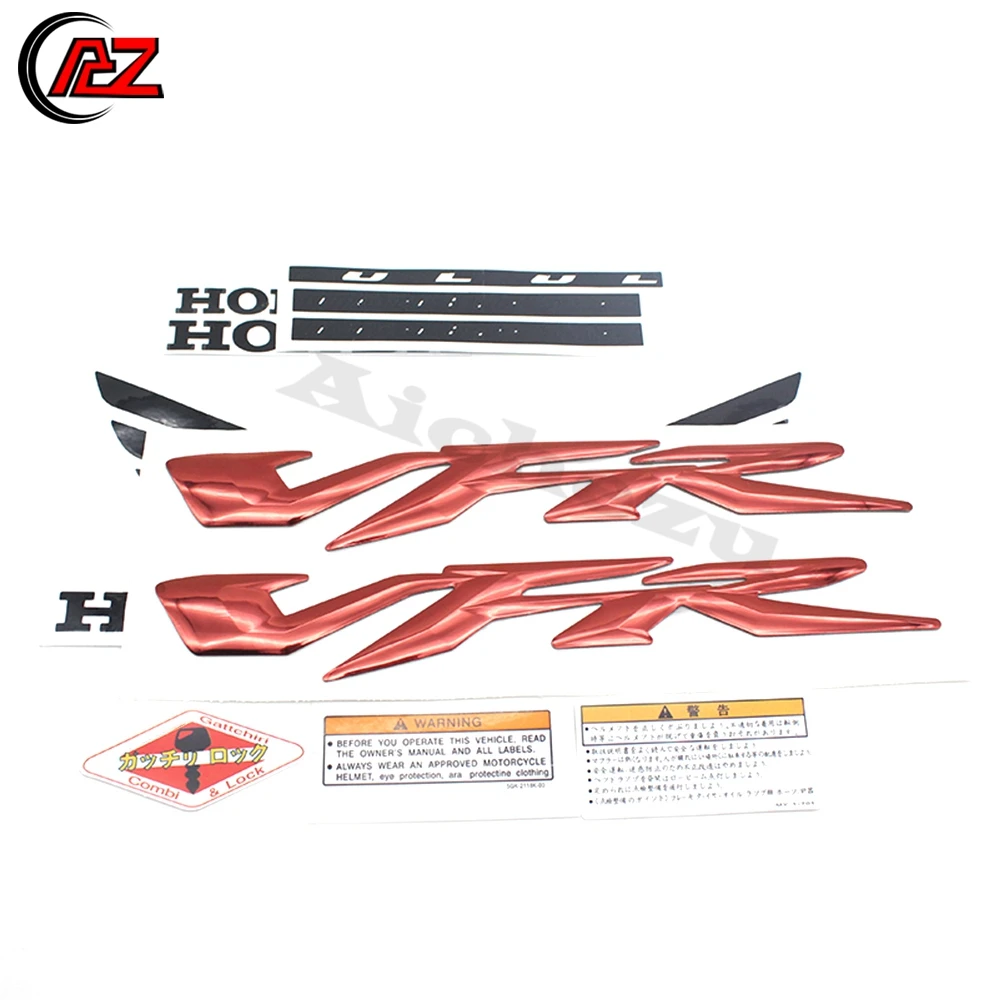 ACZ 3D мотоцикл VFR логотип наклейка чехол для HONDA VFR400 VFR800 VFR1200(VFR) значок