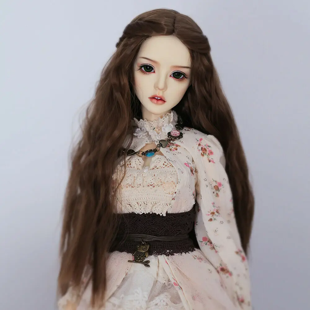 [PF] темно коричневый кудрявый волнистый парик для 1/6 1/4 MSD 1/3 SD DZ AOD LUTS BJD Dollfie|Куклы| |