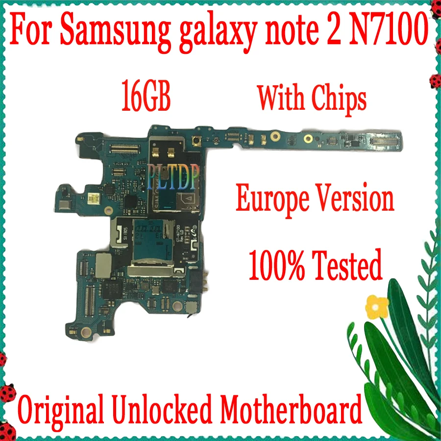 Материнская плата для Samsung Galaxy Note 2 N7100 | Мобильные телефоны и аксессуары