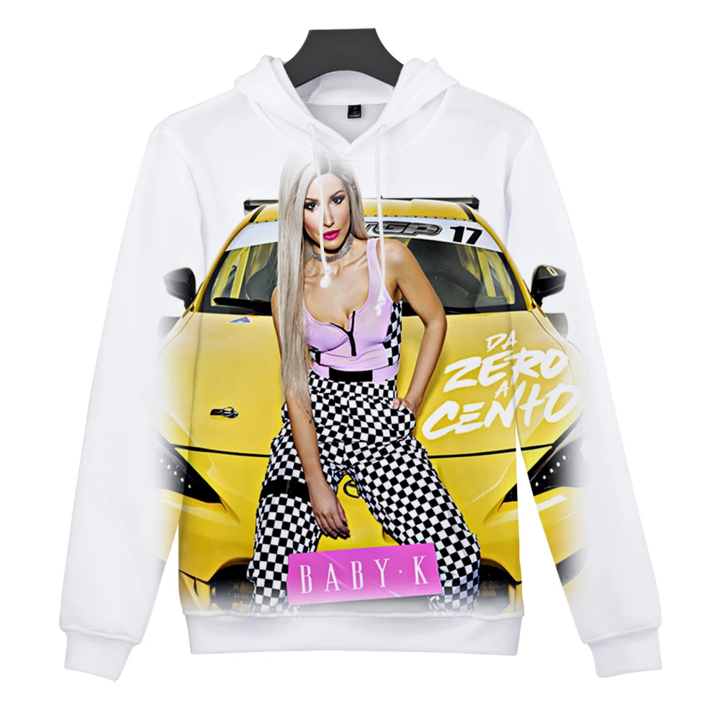 

Men women Sweatshirt Singer Baby K Hoodie Fashion Casual Clothes Harajuku Pullover Boy Girls Sweatshirt Streetwear Kids Hoodies