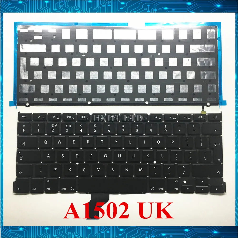 Клавиатура A1502 с подсветкой для Apple Macbook Pro Retina клавиатура ноутбука 13 дюймов