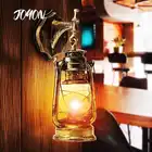 Европейская ретро светодиодная настенная лампа, винтажные керосиновые лампы, светильник для бара, кофейни, лофта, бра E27, настенный декоративный светильник