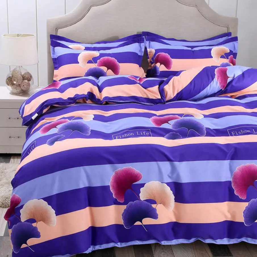 

Тонкое удобное покрывало, текстильное постельное белье, покрывало для кровати в стиле гинкго билоба с персонализированным принтом (без одеяла) F0368