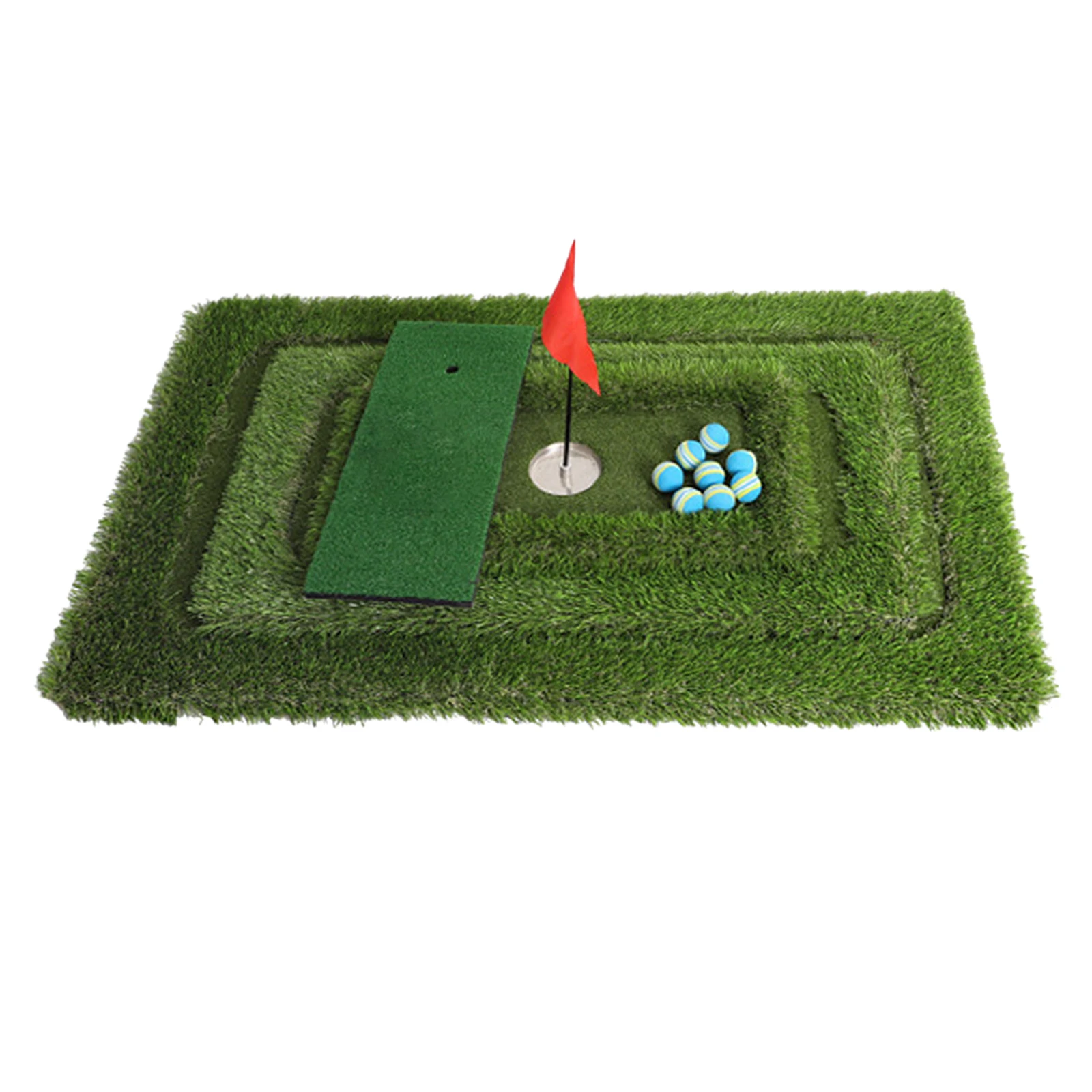 

Водный плавающий коврик для гольфа, зеленый коврик для бассейна, поплавки, коврик для игры в гольф с флагом, коврик для вождения, коврик для и...