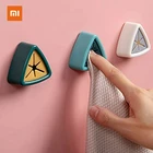 Держатель для полотенец Xiaomi без перфорации, вешалка для хранения полотенец в ванной комнате, зажим для мытья ткани, аксессуары для ванной и кухни, инструмент