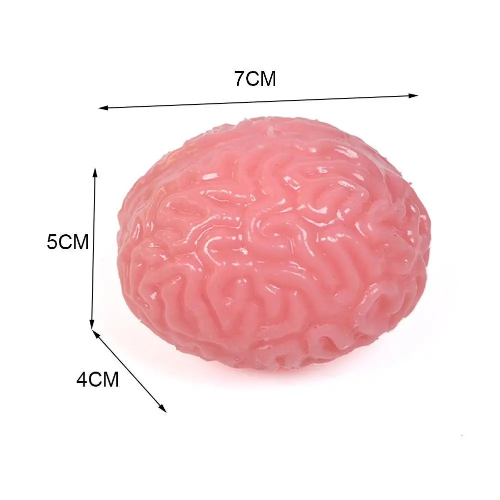 

Novelty Squishy Brain Toy Squeezable Fun Toys Relieve Stress Ball Cure Doll Toys For Kids Birthday party Gift Christmas Gift