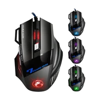ergonomic wired gaming mouse 7 button led 2400 dpi usb computer mouse gamer mice x7a office mause with backlight for pc laptop
