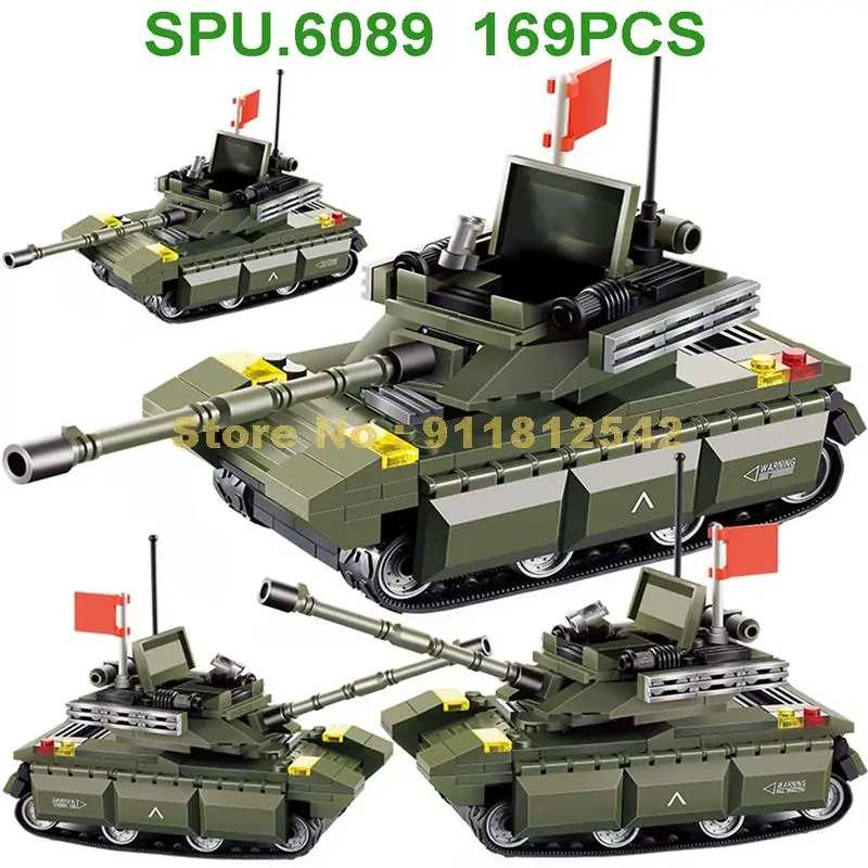 Xp91009 169 шт. военные армейские войны 99 Танк Строительный блок 1 кукла