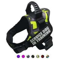 reflective pet dog harness vest adjustable pets trainging collar for small large dogs puppy lead walking no pull harness leash