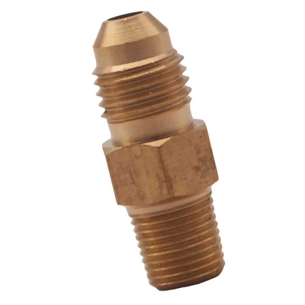 Brass Fitting Oil Gas Adapter -4 4AN To 1/8&quot NPT Adaptor For Most Fluid |