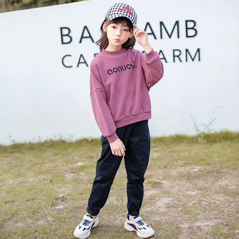 

Girl shirt Tops Autumn Spring Casual Fashion Streetwear Long Sleeve Comfortable Children Cloth Outfits