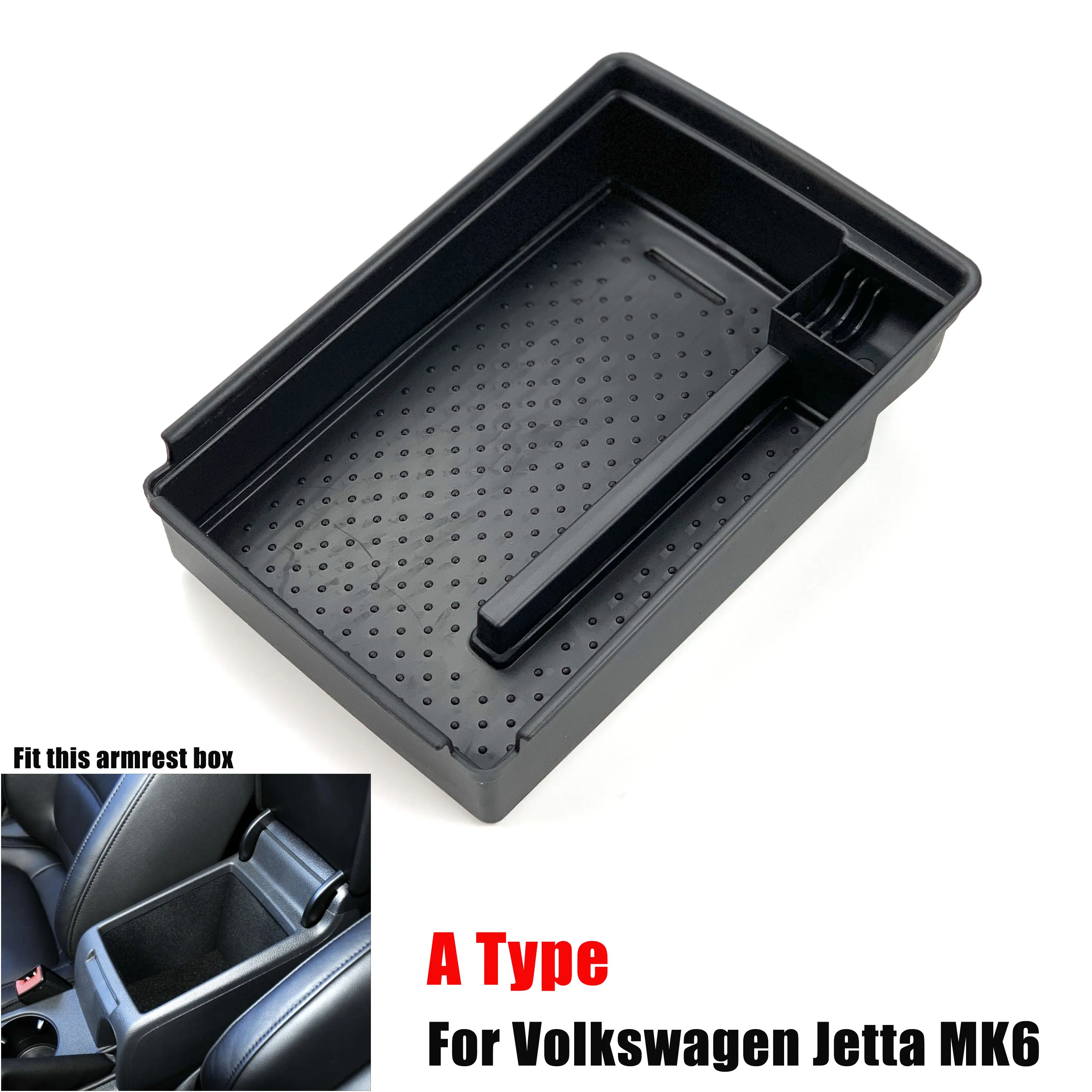 Автомобильный подлокотник для Volkswagen Jetta MK6 2012-2018 контейнер центральной консоли