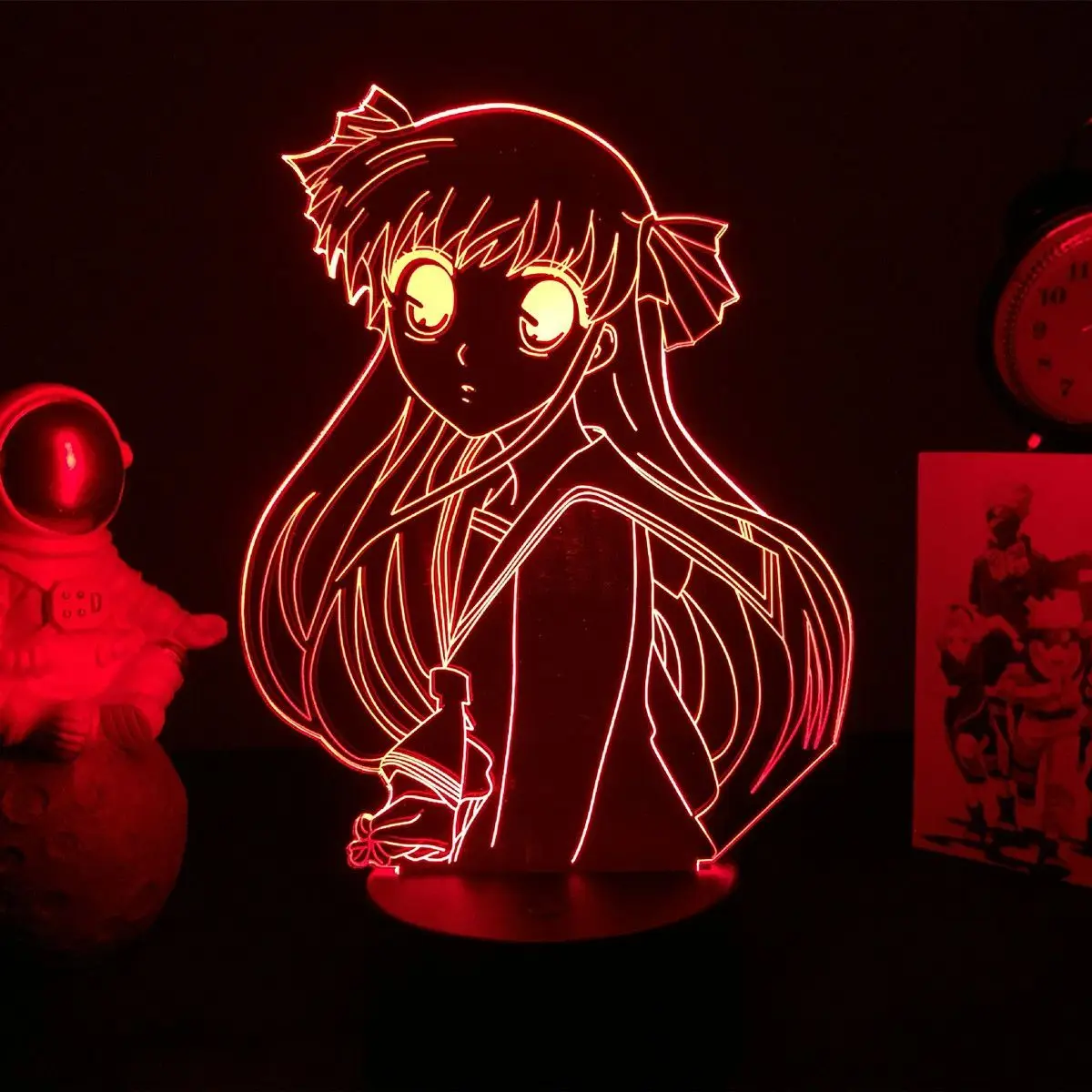 

fruit basket Newest Japanese anime Led Night Lights 3d Lamps for Bedroom Decor Gift Nightlight Waifu Table Factory Dropshipping