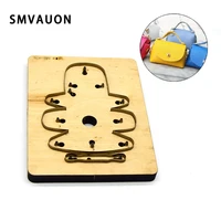 wood cutting die leather diy coin purse craft laser mold handmade leather goods dies template suitable for die cutting machine