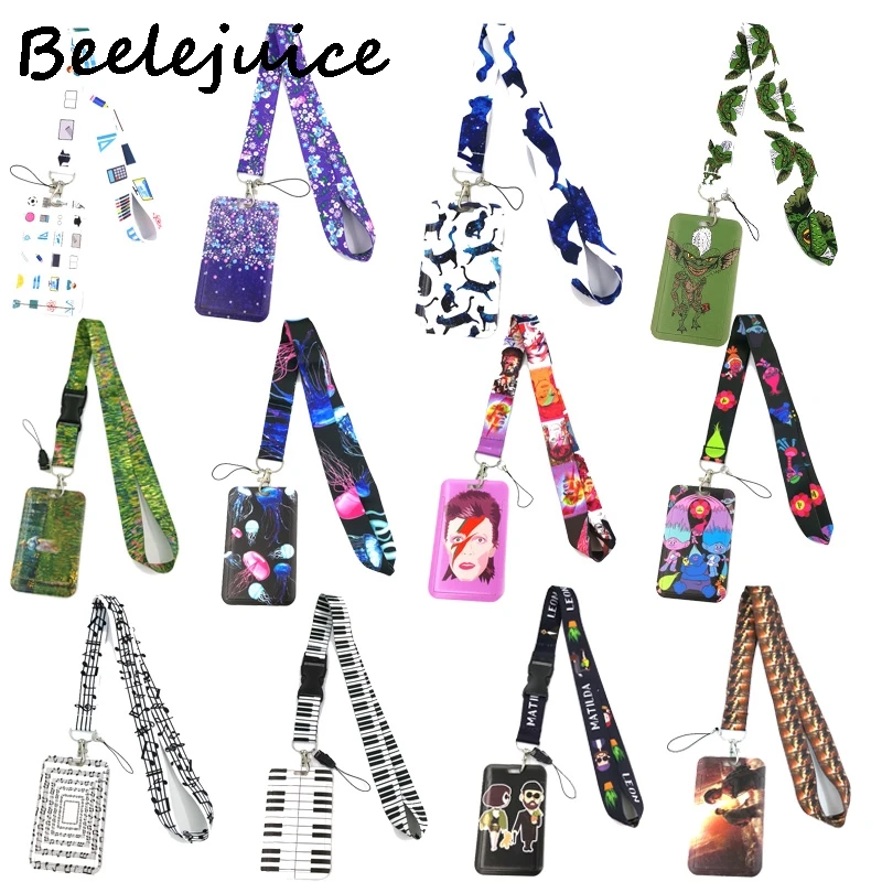

Credit Card ID Holder Bag Student Women Travel Bank Bus Business Card Cover Badge Accessories Gifts Lanyard Straps Gifts