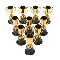 10pcs golden cups trophy sports winner educational props kids reward prizes toys