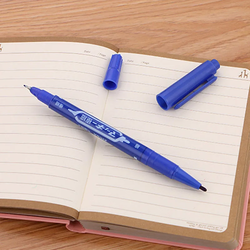 10 шт./лот Перманентный маркер для рисования Двойные наконечники крючок с двойной