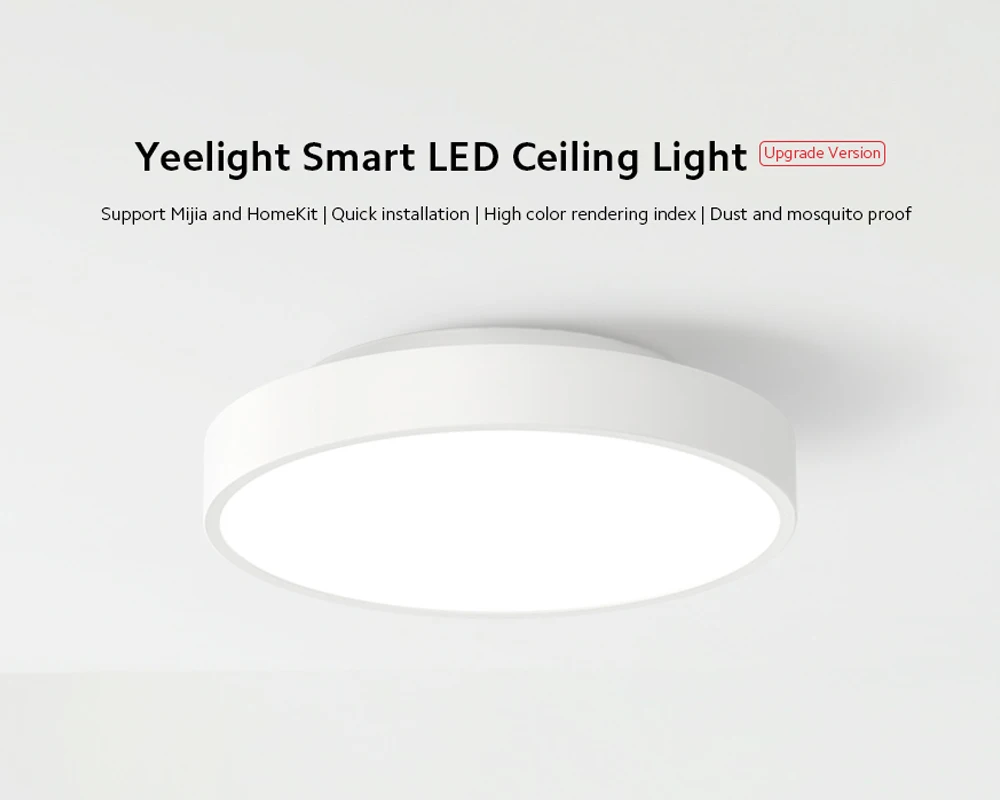 $423.17 Yeelight 320 Ceiling Lamp Upgraded Version 23W AC220V Smart LED Ceiling Light YLXD76YL Adjustable Brightness Apple Homekit