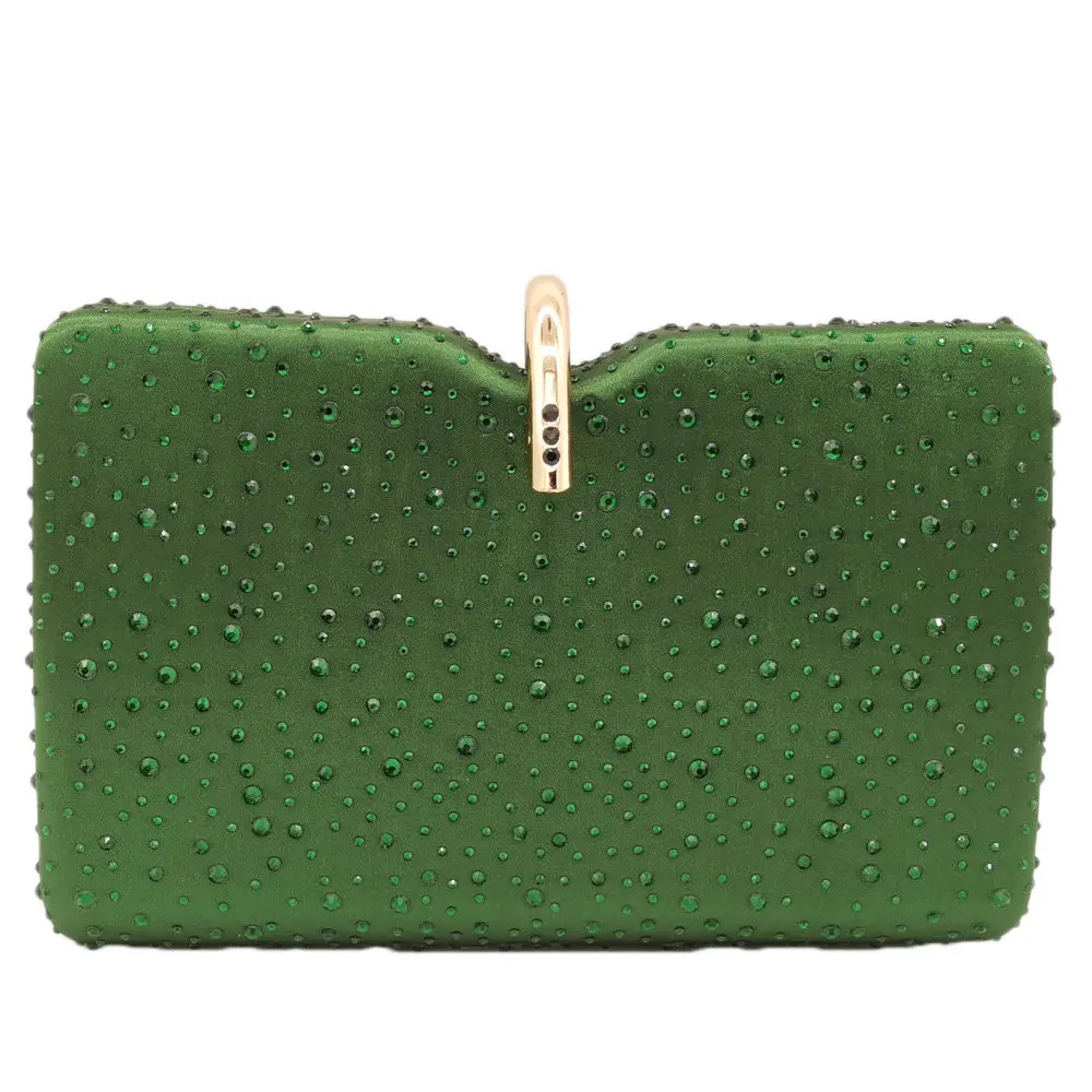 Женские вечерние сумочки с двумя цветами цвета фуксии зеленые клатчи со стразами