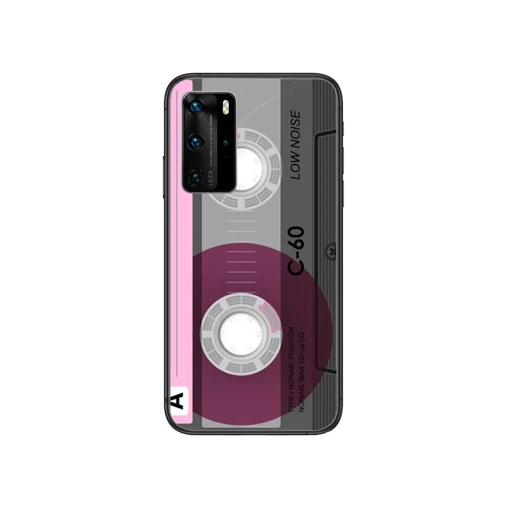 

Popular element radio tape case Clear Phone Case For Huawei Honor 20 10 9 8A 7 5T X Pro Lite 5G Black Etui Coque Hoesjes Comic