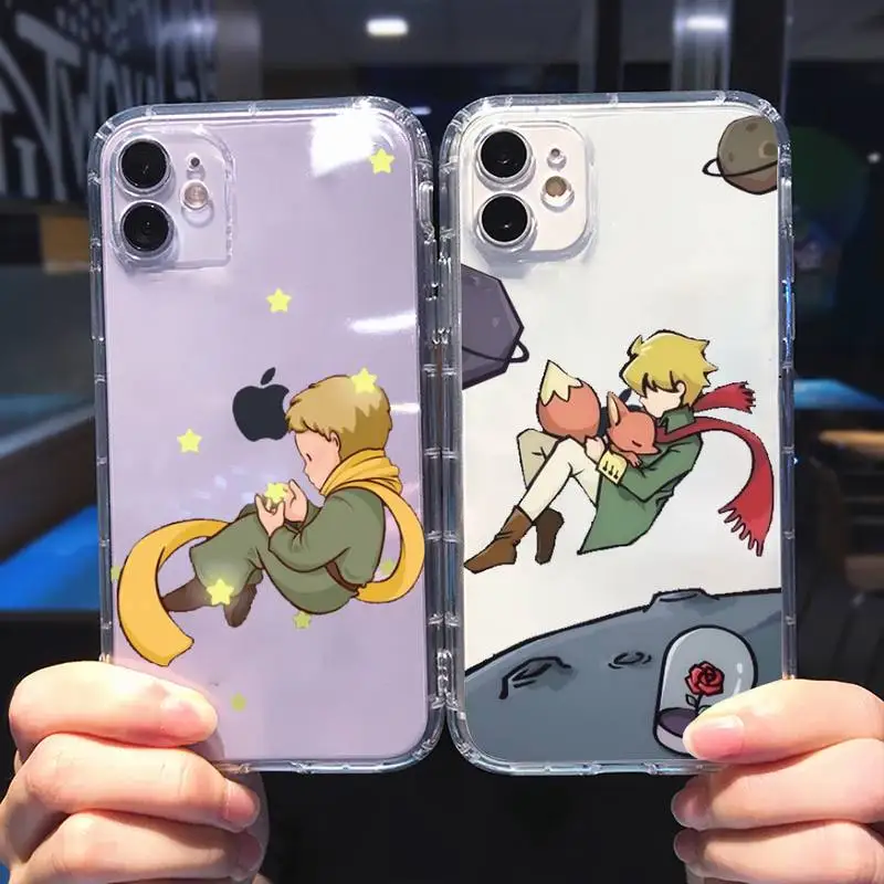 

Little Prince Phone Case For iphone 13 12 11 8 7 plus mini x xs xr pro max Transparent soft