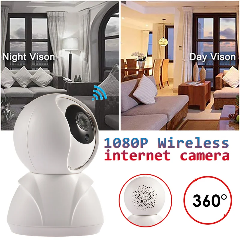 1080P Беспроводная облачная ip камера интеллектуальное автоматическое слежение за