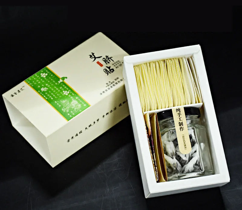 CN HERB Moxibustion пластырь на пупок настоящая паста Nuangong для длинного перца Longan Moxa |