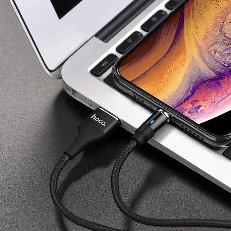 HOCO Магнитный кабель для iPhone XS Max X 7 5 6 Plus телефоны Быстрая зарядка USB кабель для iPhone 11 Pro Кабель зарядного устройства